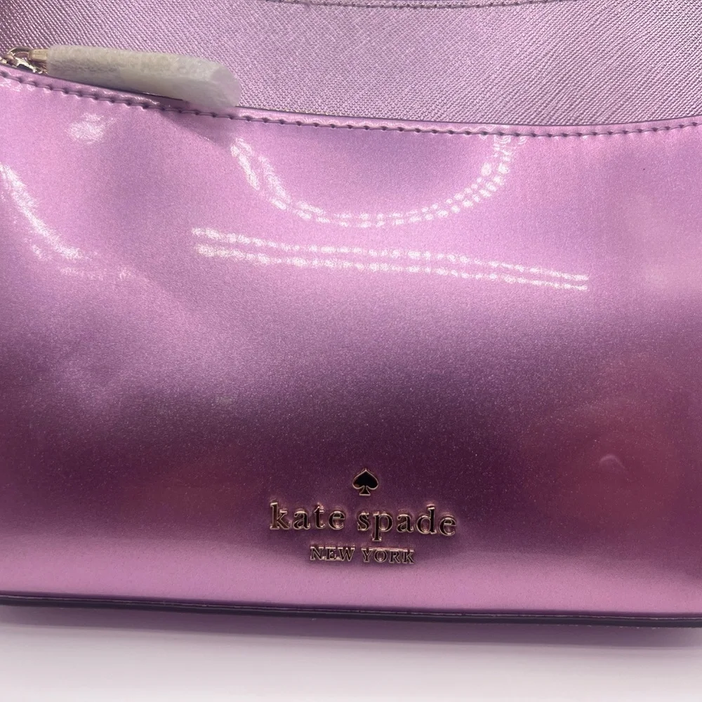 NWT Kate Spade Quartz Pink Duet Patent Crossbody Duo